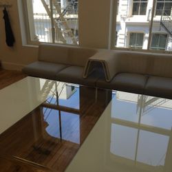 Minotti Casa Italia Designer Glass Coffee Table