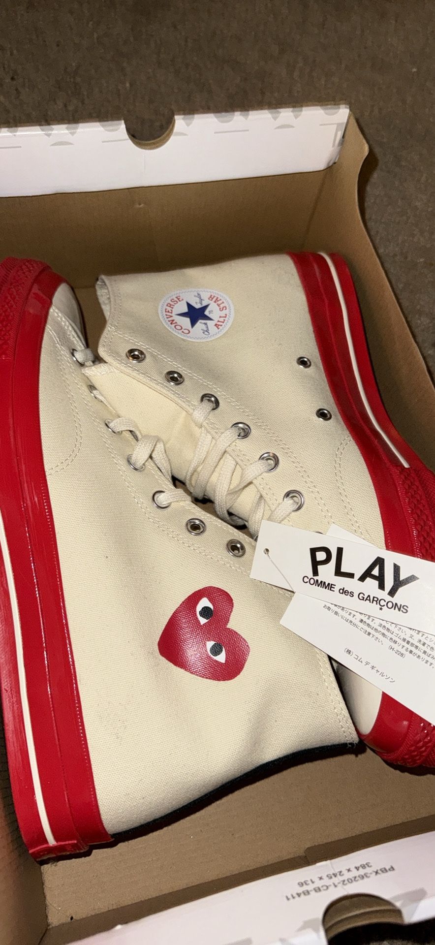 Converse x Comme des Garçons PLAY Chuck 70 high-top