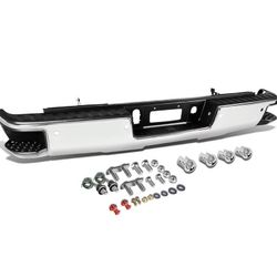 LA Zona Auto Parts 2014 to 2018 Chevy Silverado 1500 Rear Bumper Defensa Tracera Cromada Sensor step