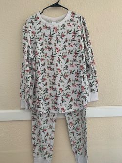 Floral Print Pajama Set Long Sleeve