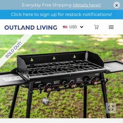 Outland Living Summerland 3-Burner Gas Stove