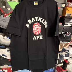 Bape Pink Camo Tee Xxl