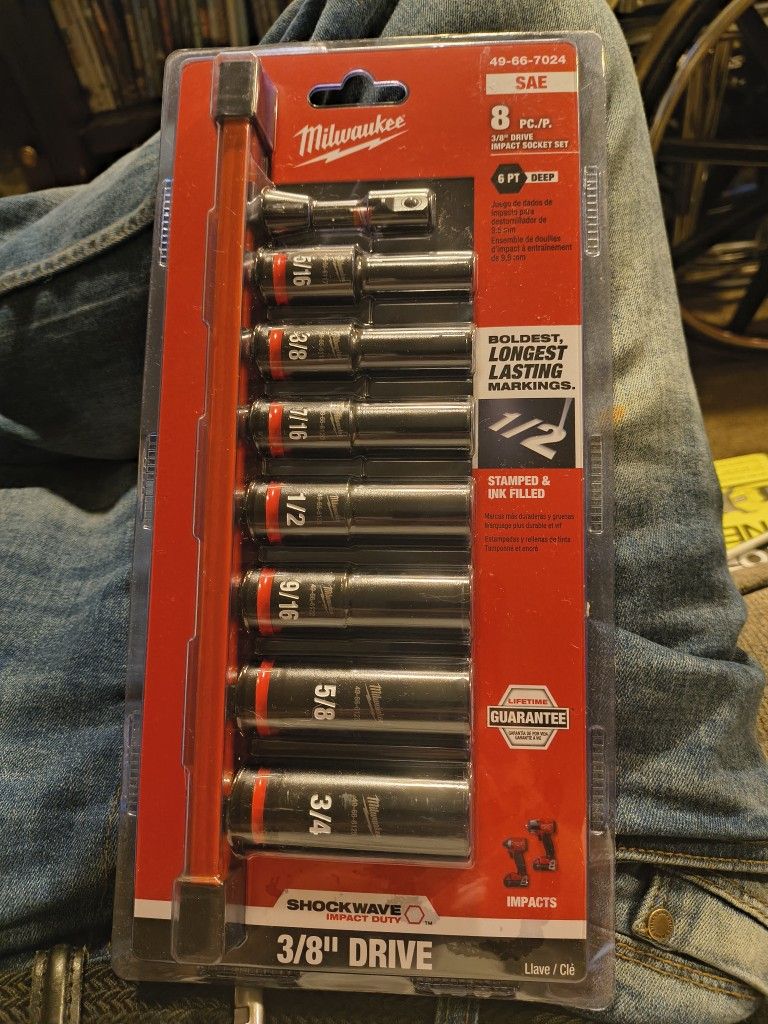 Milwaukee SAE 8pc Socket Set