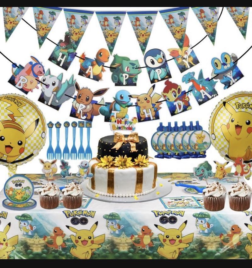 Pokémon birthday decorations 