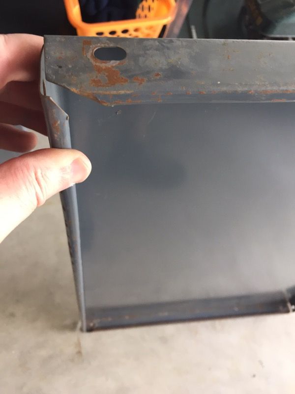 Metal shelves. 5 of them.