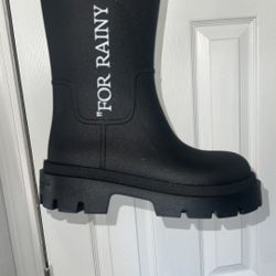 Off white Rain Boots 