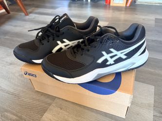 Men’s ASIC gel delicate eight, black/white size 9 1/2