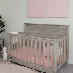 Crib and Matress (Converts To Toddler Bed)