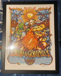 Dead & Company Summer Tour 2018 Poster S/N By AJ Masthay