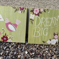 Pottery Barn Kids Wall Art 2 Peace 