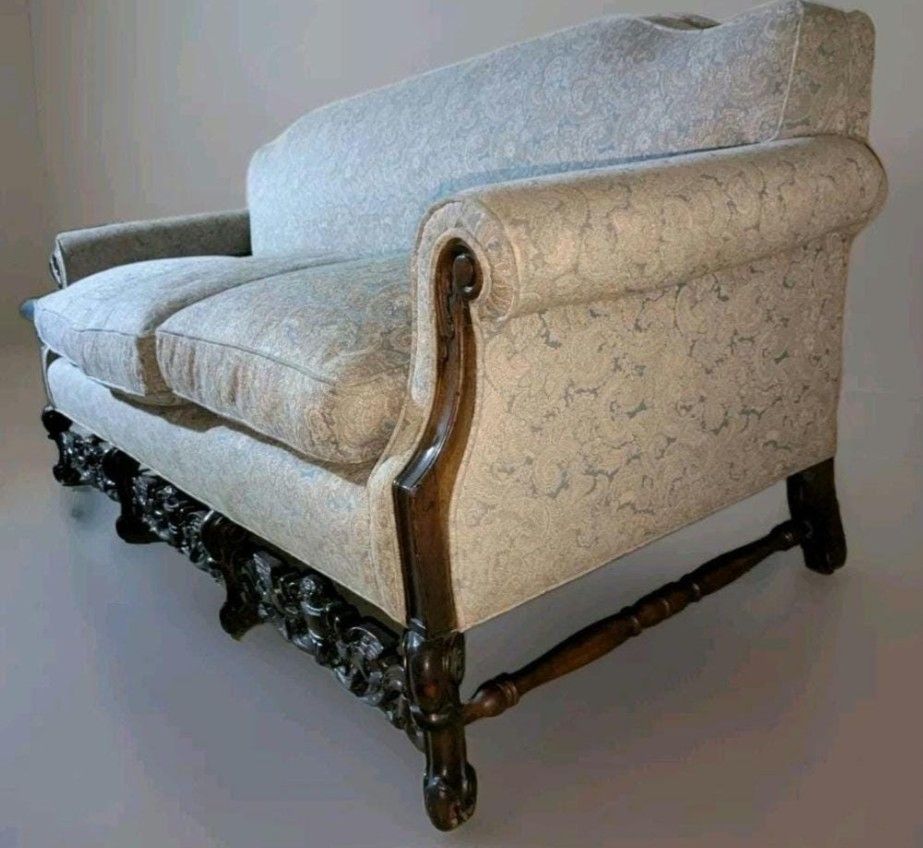 Antique Jacobbean Style Couch Sofa