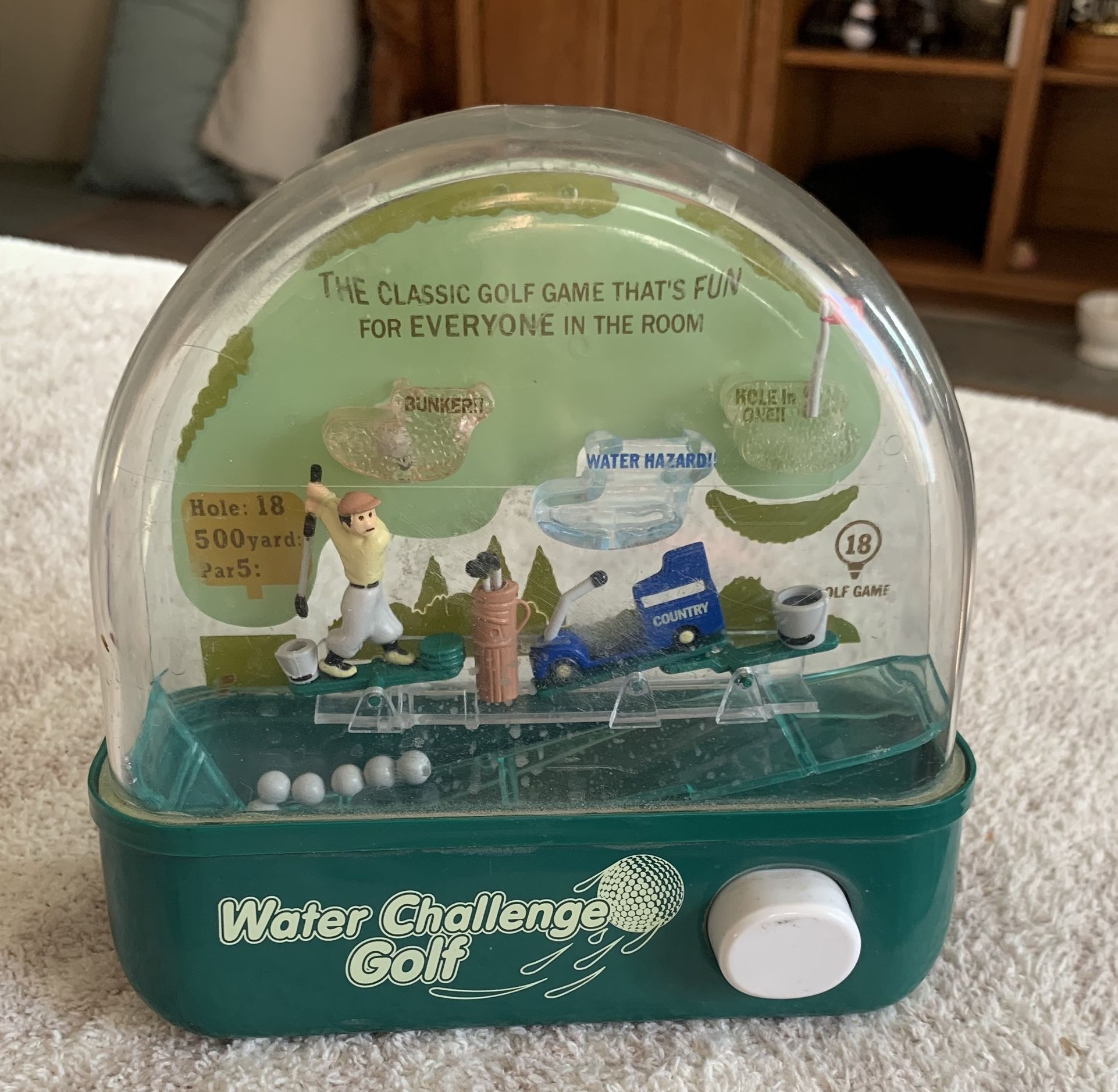 WATER CHALLENGE GOLF (PENNY JAPAN COMPANY) WATER PUSH BUTTON GAME Perfect pairing with the Water Details & Features :- 3.1 x 6.3 x 6.5 inches- The ul