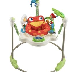 Fisher-Price Rainforest Jumperoo baby activity center with sounds and music