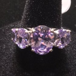 Amethyst Gemstone Ring Size 6,7,8