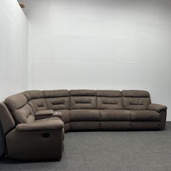6 Piece Modular Recliner Couch - With Delivery And Setup