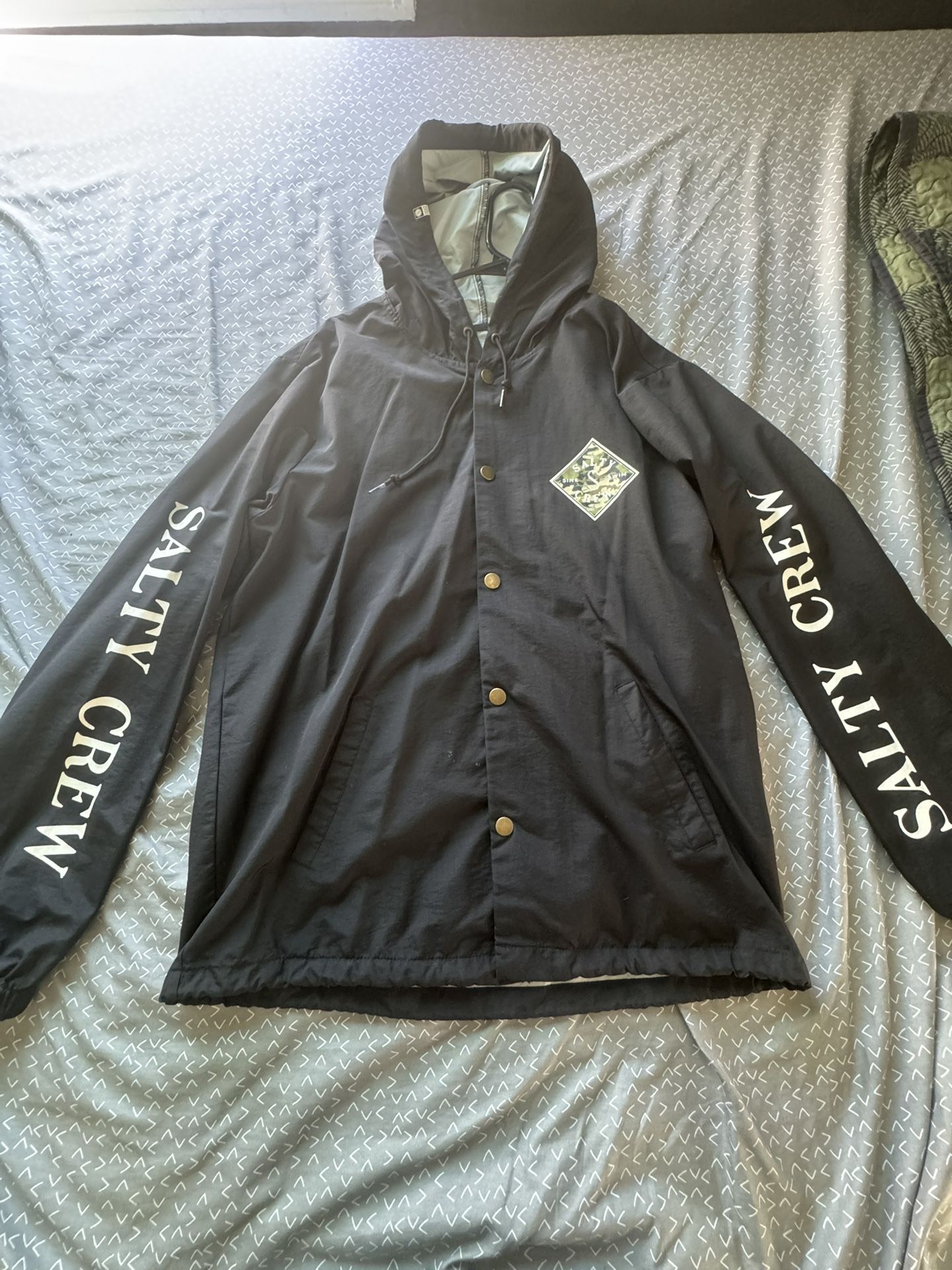Salty Crew Windbreaker Jacket – Men’s Size Large