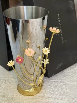 NEW! Michael Aram Wildflowers Vase Large