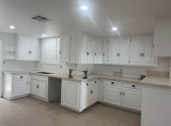 Refinishing kitchen cabinets