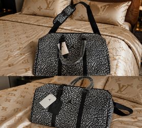 JordanDuffle Bag Luggage Elephant Print