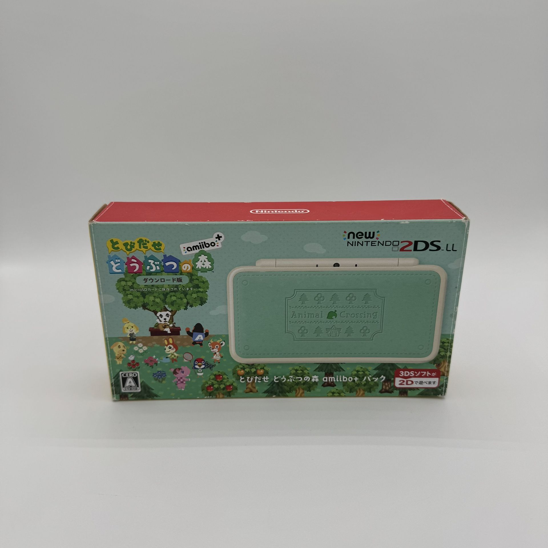 New Nintendo 2DS XL LL Animal Crossing NTSC J BOX ONLY No Console*