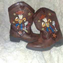 Toy Story 4 Kids Leather Boots Size 8