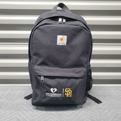 San Diego Padres Carhartt Black Canvas Backpack 