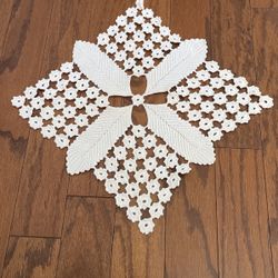 Vintage Crochet Table Cover