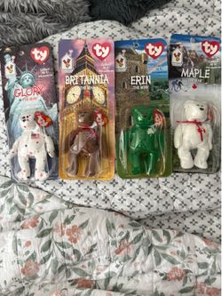 Rare- vintage beanie babies they sell for alot need gone I have all 4