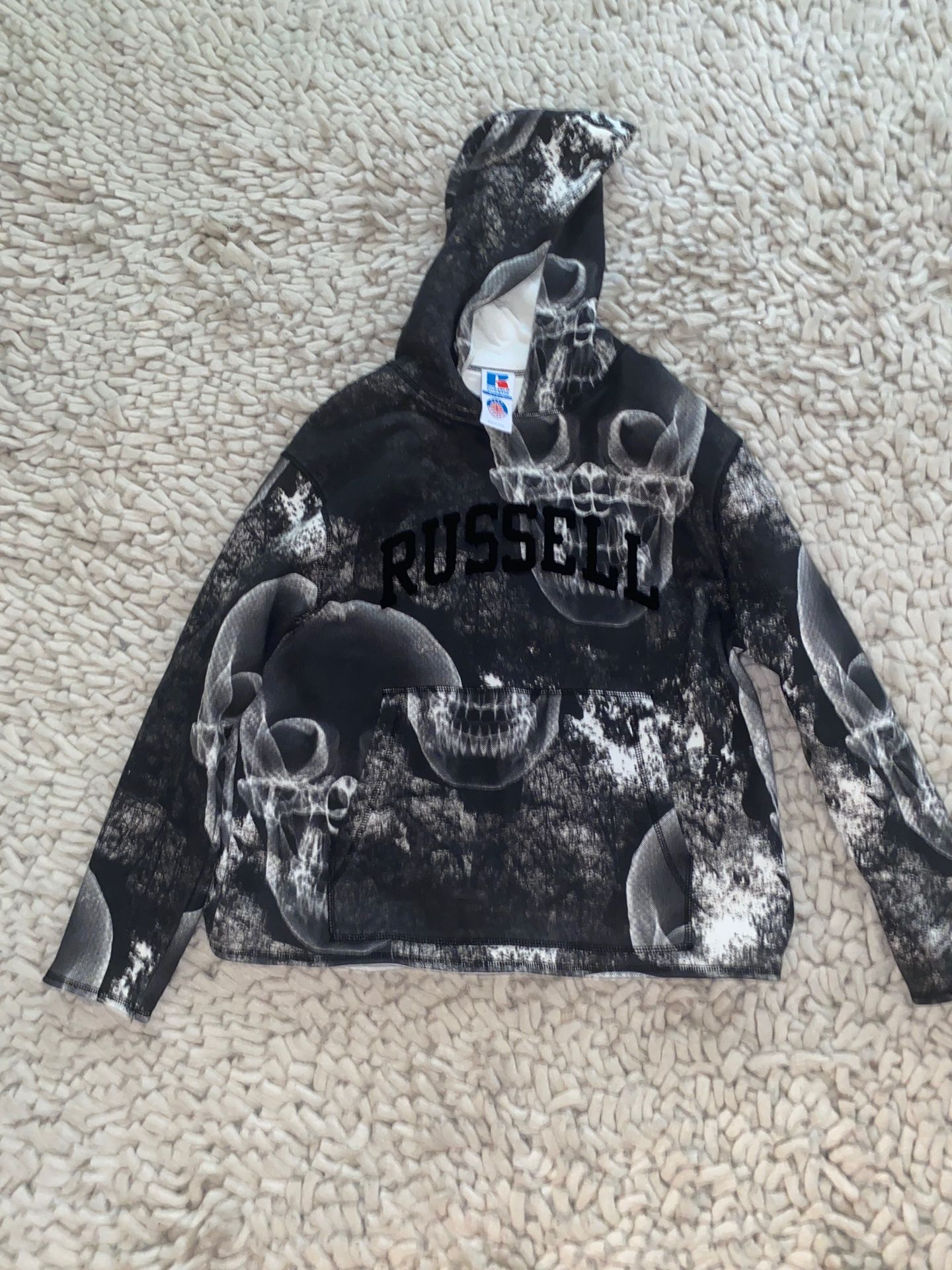 Asap Worldwide Russell Athletic Hoodie in Black, Men's