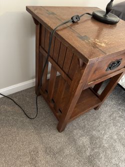 Set Of 2 side Tables solid wood