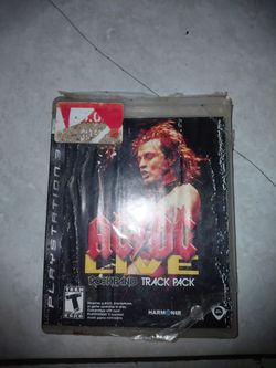 ACDC live rockband track pack(ps3 disc game)