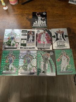 giannis antetokounmpo 9 card lot green silver mosaic 