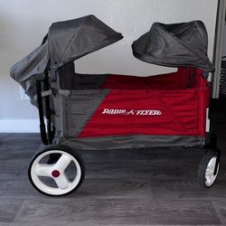 Radio Flyer Stroller Wagon - WITH RECLINING SEATS - All-Terrain
