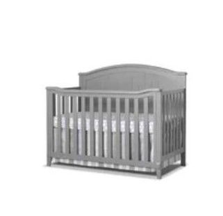 New Sorelle GREY Crib 4 way convertible NEW IN BOX