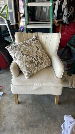 Chair and Fabric Pillow