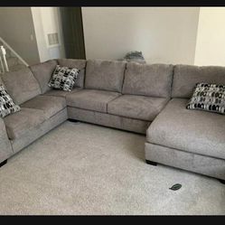 Sport Style Softly Big Size U Shape Sectional With Chaise👍 New Brand 👍 Couch Sofa Living Room Seccional 👍