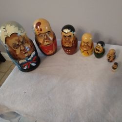 Russian Leaders Stacking Doll