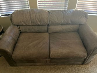 Leather Loveseat