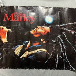 Vintage Bob Marley Reggae Music Poster
