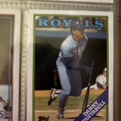Topps #724 Royals Danny Tartabull baseball card #baseball #80sbaseball