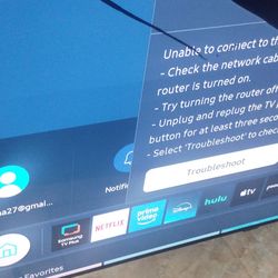 Samsung 65 inch TV for parts