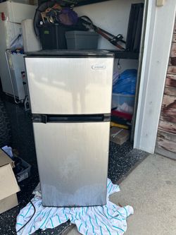 Vissani 4.3 Cu. Ft. Stainless-Look Compact Refrigerator/Freezer
