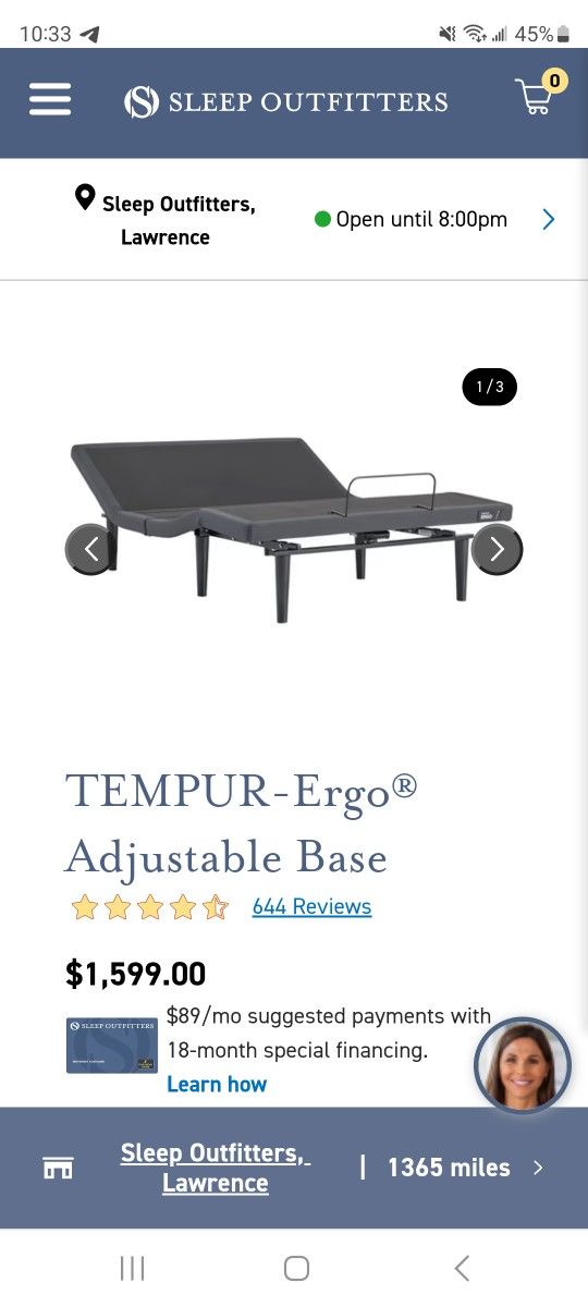Tempur-Pedic 'Tempur Ergo'