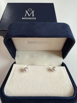 Mikimoto earrings