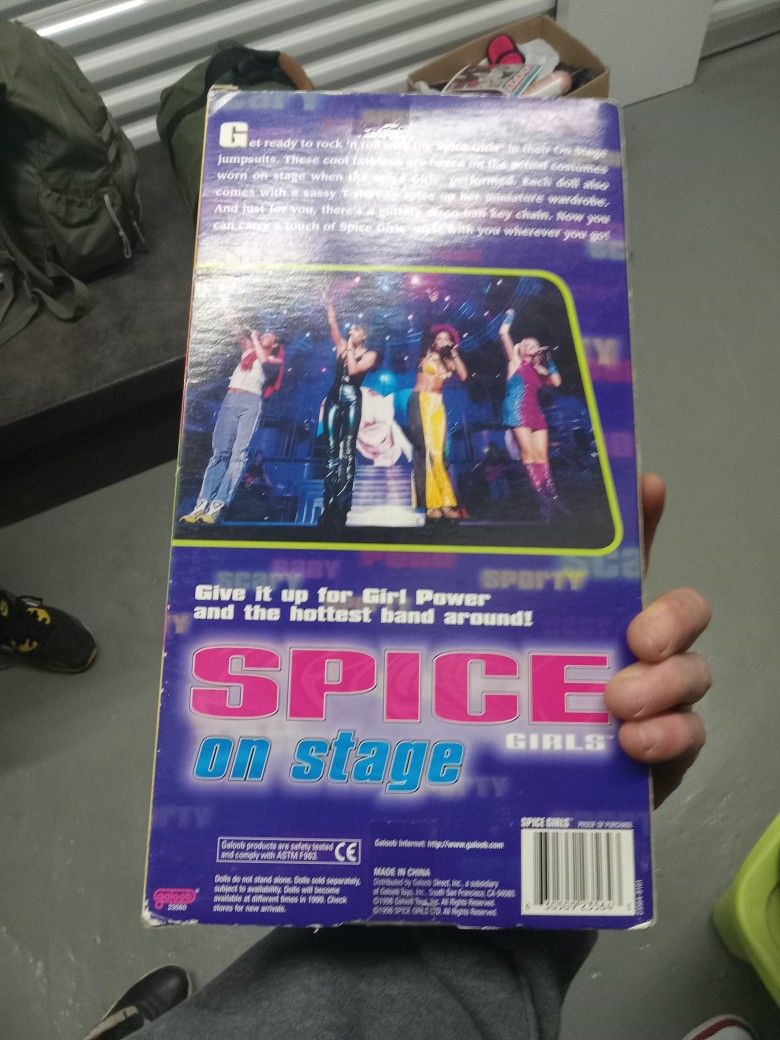 Spice Girls Doll Sporty Spice 1998 Sealed New In Box