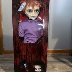 Glen Aka Shit Face With Small Chucky Doll