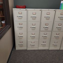 4 Drawer File Cabinets