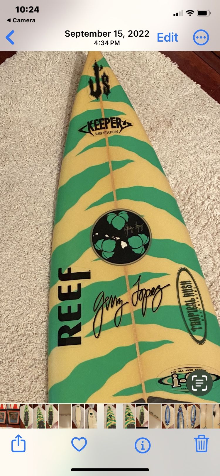 Gerry Lopez Pro Surfboard
