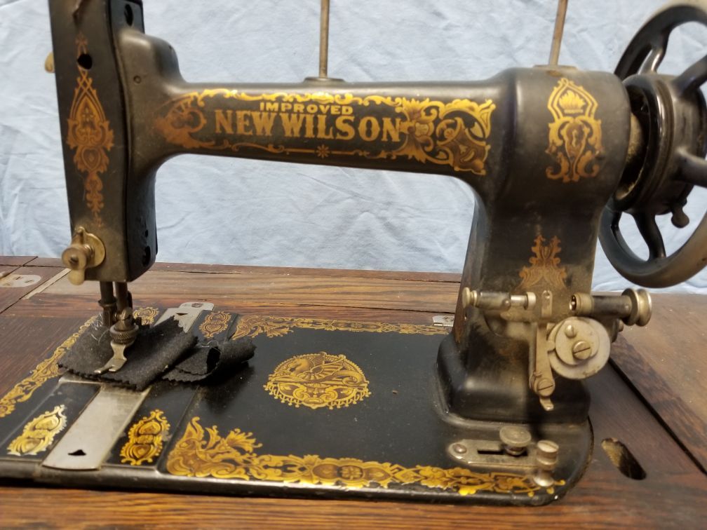 NEW WILSON TREADLE SEWING MACHINE
