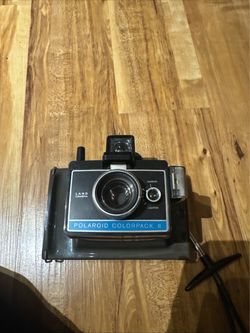 Vintage, Polaroid Colorpack II Land Camera with case and instruction booklet